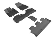 Load image into Gallery viewer, 3D MAXpider 14-19 Toyota Highlander w/ Bucket 2nd Row Kagu Floormat Set (R1, R2, R3) - Black Floor Mats - Rubber 3D MAXpider