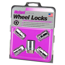 Load image into Gallery viewer, McGard Wheel Lock Nut Set - 4pk. (Cone Seat) 7/16-20 / 3/4 Hex / 1.46in. Length - Chrome Lug Nuts McGard