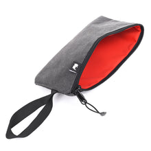 Load image into Gallery viewer, Go Rhino XVenture Gear Zipped Pouch - Large (12in. Wide Pocket / 6.5in. Hand Strap) Canvas - Black Cargo Boxes & Bags Go Rhino