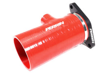 Load image into Gallery viewer, Perrin 2022+ Subaru WRX Red 3in Turbo Inlet Hose w/ Nozzle (Short) Hoses Perrin Performance