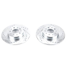 Load image into Gallery viewer, Power Stop 14-19 Fiat 500L Rear Evolution Drilled & Slotted Rotors - Pair Brake Rotors - Slot & Drilled PowerStop