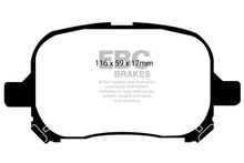 Load image into Gallery viewer, EBC 97-99 Lexus ES300 3.0 Ultimax2 Front Brake Pads Brake Pads - OE EBC
