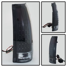 Load image into Gallery viewer, Xtune Yukon Denali 99-00 LED Tail Lights Black ALT-JH-CCK88-LED-BK Tail Lights SPYDER