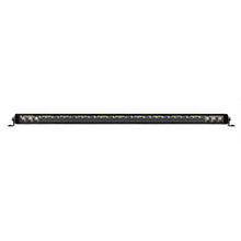 Load image into Gallery viewer, Go Rhino Xplor Blackout Combo Series Sgl Row LED Light Bar w/Amber (Side/Track Mount) 31.5in. - Blk Light Bars & Cubes Go Rhino