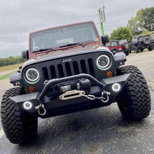 Load image into Gallery viewer, Oracle 07-18 Jeep Wrangler JK Switchback LED Halo Headlights - Amber/White - Switchback SEE WARRANTY Headlights ORACLE Lighting