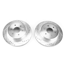 Load image into Gallery viewer, Power Stop 16-18 Nissan Titan XD Rear Evolution Drilled & Slotted Rotors - Pair Brake Rotors - Slot & Drilled PowerStop