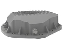 Load image into Gallery viewer, aFe Street Series Rear Differential Cover Raw w/ Machined Fins 01-18 GM Diesel Trucks V8-6.6L (td) Diff Covers aFe