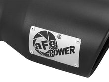 Load image into Gallery viewer, aFe Power Gas Exhaust Tip Black- 3 in In x 4.5 out X 9 in Long Bolt On (Black) Catback aFe