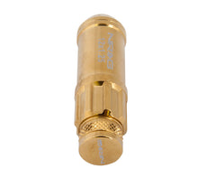 Load image into Gallery viewer, NRG 700 Series M12 X 1.25 Steel Lug Nut w/Dust Cap Cover Set 21 Pc w/Locks & Socket - Chrome Gold Lug Nuts NRG