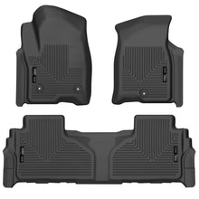 Load image into Gallery viewer, Husky Liners 21-23 Suburban/Tahoe/Yukon/Yukon XL Weatherbeater Front & 2nd Seat Floor Liners - Black Floor Mats - Rubber Husky Liners