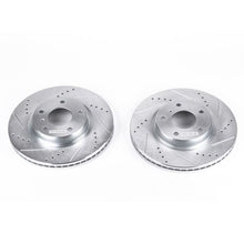 Load image into Gallery viewer, Power Stop 03-05 Infiniti G35 Front Evolution Drilled & Slotted Rotors - Pair Brake Rotors - Slot & Drilled PowerStop