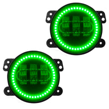 Load image into Gallery viewer, Oracle High Powered LED Fog Lights - Green SEE WARRANTY Fog Lights ORACLE Lighting