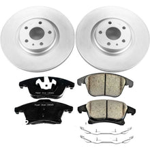 Load image into Gallery viewer, Power Stop 13-19 Ford Fusion Front Z17 Evolution Geomet Coated Brake Kit Brake Kits - Performance Blank PowerStop