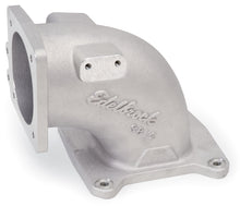 Load image into Gallery viewer, Edelbrock EFI Intake Elbow Universal 100 Deg 95mm T B to 4500 Dominator Flange Tall Profile Throttle Bodies Edelbrock