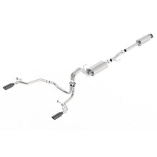 Load image into Gallery viewer, Borla 15-17 Ford F-150 2.7L/ 3.5L EcoBoost/ 5.0L V8 Rear Exit S-Type Catback Exhaust Black Chrome Catback Borla