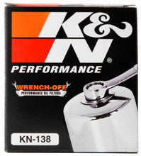 Load image into Gallery viewer, K&N Suzuki / Arctic Cat / Cagiva / Kawasaki / Kymco / Aprilia 2.813in OD x 3.221in H Oil Filter Misc Powersports K&N Engineering