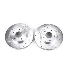 Load image into Gallery viewer, Power Stop 03-04 Infiniti M45 Front Evolution Drilled & Slotted Rotors - Pair Brake Rotors - Slot & Drilled PowerStop