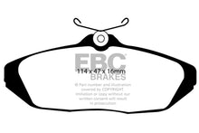 Load image into Gallery viewer, EBC 01-02 Dodge Viper 8.0 Redstuff Rear Brake Pads Brake Pads - Performance EBC