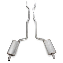 Load image into Gallery viewer, Stainless Works 1968-72 Corvette Exhaust SB 2-1/2in Factory Style Mufflers Catback Stainless Works