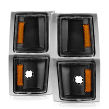 Load image into Gallery viewer, ANZO 1994-1998 Chevrolet Blazer Corner Lights Black Housing Clear Lens w/ Amber Reflector Lights Corner ANZO