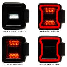 Load image into Gallery viewer, Oracle Jeep Wrangler JL Black Series LED Tail Lights SEE WARRANTY Tail Lights ORACLE Lighting