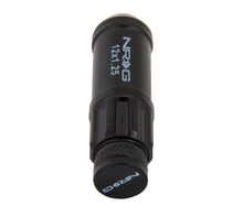 Load image into Gallery viewer, NRG 700 Series M12 X 1.25 Steel Lug Nut w/Dust Cap Cover Set 21 Pc w/Locks & Lock Socket - Black Lug Nuts NRG