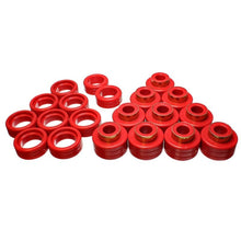 Load image into Gallery viewer, Energy Suspension 95-99 GM Tahoe/Yukon/Denali 2WD/4WD Red Body (Cab) Mount Set Bushing Kits Energy Suspension