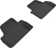 Load image into Gallery viewer, 3D MAXpider 14-20 BMW 4 Series Convertible Kagu 2nd Row Floormats - Black Floor Mats - Rubber 3D MAXpider
