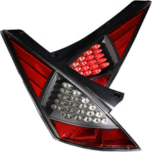 Load image into Gallery viewer, ANZO 2003-2005 Nissan 350Z LED Taillights Black Tail Lights ANZO