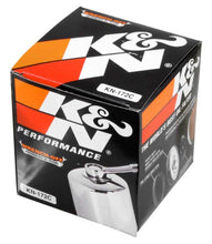 Load image into Gallery viewer, K&N Oil Filter Powersports Canister Chrome Oil Filters K&N Engineering