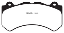 Load image into Gallery viewer, EBC 16+ Cadillac ATS-V 3.6 Twin Turbo Yellowstuff Front Brake Pads Brake Pads - Performance EBC