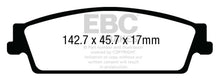 Load image into Gallery viewer, EBC 15+ Cadillac Escalade 6.2 2WD Greenstuff Rear Brake Pads Brake Pads - Performance EBC