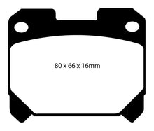 Load image into Gallery viewer, EBC 93-98 Toyota Supra 3.0 Twin Turbo Redstuff Rear Brake Pads Brake Pads - Performance EBC