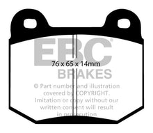 Load image into Gallery viewer, EBC 03-04 Infiniti G35 3.5 (Manual) (Brembo) Bluestuff Rear Brake Pads Brake Pads - Racing EBC