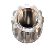 Load image into Gallery viewer, NRG 200 Series M12 X 1.5 Titanium Lug Nut Set - 21 Pc w/Lock Key Socket - Silver Lug Nuts NRG