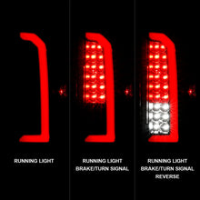 Load image into Gallery viewer, ANZO 15-21 Chevrolet Colorado Full LED Tail Lights w/ Red Lightbar Black Housing Clear Lens Tail Lights ANZO