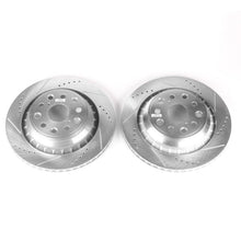 Load image into Gallery viewer, Power Stop 07-17 Lexus LS460 Rear Evolution Drilled & Slotted Rotors - Pair Brake Rotors - Slot & Drilled PowerStop