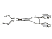Load image into Gallery viewer, aFe MACHForce XP 3in 304 SS Cat-Back Dual Mode Exhaust w/ Polished Tips 16-17 Cadillac ATS-V V6-3.6L Catback aFe