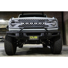 Load image into Gallery viewer, DV8 Offroad 21-22 Ford Bronco Factory Front Bumper Licence Relocation Bracket - Front License Plate Relocation DV8 Offroad