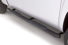 Load image into Gallery viewer, Lund 10-17 Dodge Ram 2500 Mega Cab 5in. Oval Curved Steel Nerf Bars - Black Nerf Bars LUND
