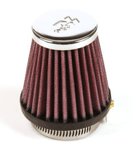 Load image into Gallery viewer, K&N Universal Chrome Filter 1 15/16 inch FLG / 3 inch Base / 2 inch Top / 3 inch Height Air Filters - Universal Fit K&N Engineering