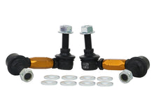 Load image into Gallery viewer, Whiteline 03+ Nissan 350z Z33 / 07-08 Infiniti G35 (Exc AWD) Fr Swaybar-Link Assy HD Adj Steel Ball Sway Bar Endlinks Whiteline