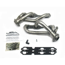 Load image into Gallery viewer, JBA 96-01 GM S Truck 4.3L V6 w/o A.I.R. Injection 1-1/2in Primary Raw 409SS Cat4Ward Header Headers & Manifolds JBA