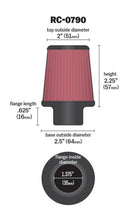 Load image into Gallery viewer, K&N Universal Chrome Filter 1 3/8 inch FLG / 2 1/2 inch Base / 2 inch Top / 2 1/4 inch Height Misc Powersports K&N Engineering