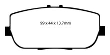 Load image into Gallery viewer, EBC 06-15 Mazda Miata MX5 2.0 Yellowstuff Rear Brake Pads Brake Pads - Performance EBC