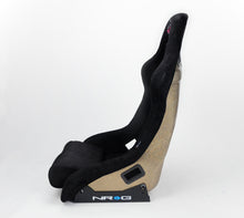 Load image into Gallery viewer, NRG FRP Bucket Seat ULTRA Edition - Large (Black Alcantara/Gold Glitter Back) Race Seats NRG