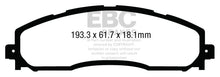 Load image into Gallery viewer, EBC 13+ Ford F250 (inc Super Duty) 6.2 (2WD) Extra Duty Rear Brake Pads Brake Pads - Performance EBC