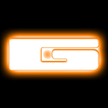 Load image into Gallery viewer, ORACLE Lighting Universal Illuminated LED Letter Badges - Matte Wht Surface Finish - G SEE WARRANTY Light Accessories and Wiring ORACLE Lighting