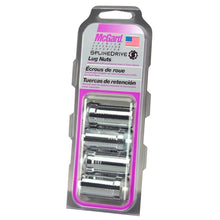 Load image into Gallery viewer, McGard SplineDrive Lug Nut (Cone Seat) M14X1.5 / 1.648in. Length (4-Pack) - Chrome (Req. Tool) Lug Nuts McGard