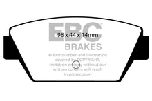 Load image into Gallery viewer, EBC 93-94 Eagle Talon 1.8 Redstuff Rear Brake Pads Brake Pads - Performance EBC